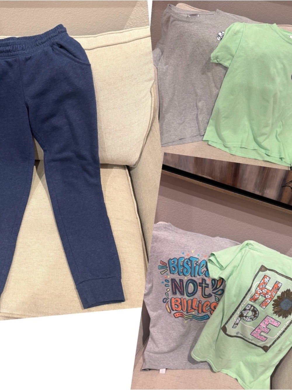 Kids Navy Jogger Pants - Unbranded